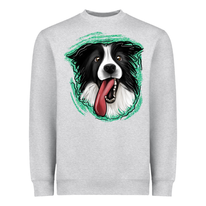 Border Collie Heavyweight Sweatshirt by Jasminsmagicworld | Teevron
