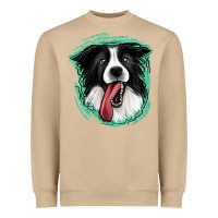Mushroom border collie Heavyweight Sweatshirt - Jasminsmagicworld