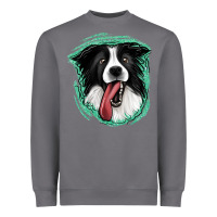 Storm border collie Heavyweight Sweatshirt - Jasminsmagicworld