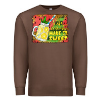 Chestnut life is short make it sweet Premium Sweatshirt - Jasminsmagicworld