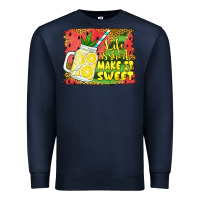 Navy life is short make it sweet Premium Sweatshirt - Jasminsmagicworld