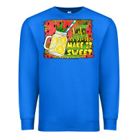 True Royal life is short make it sweet Premium Sweatshirt - Jasminsmagicworld