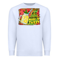 White life is short make it sweet Premium Sweatshirt - Jasminsmagicworld