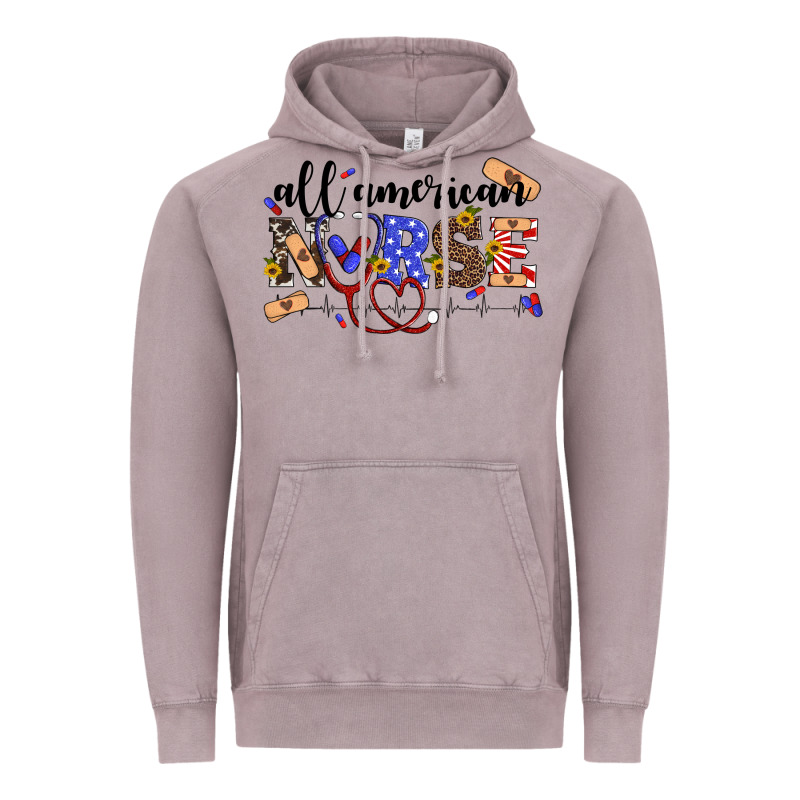 All American Nurse Vintage Hoodie by Artiststas | Teevron