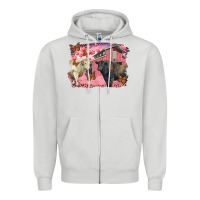 Dove Grey Valentine's day barn and black angus with charolais Zipper Hoodie - RanaPortraitStore