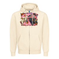 Sandshell Valentine's day barn and black angus with charolais Zipper Hoodie - RanaPortraitStore