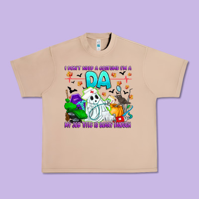 I Don't Need A Costume Im A Da My Job Title Is Sca Urban Heavy Tee Designed By Cowhidedigitalart
