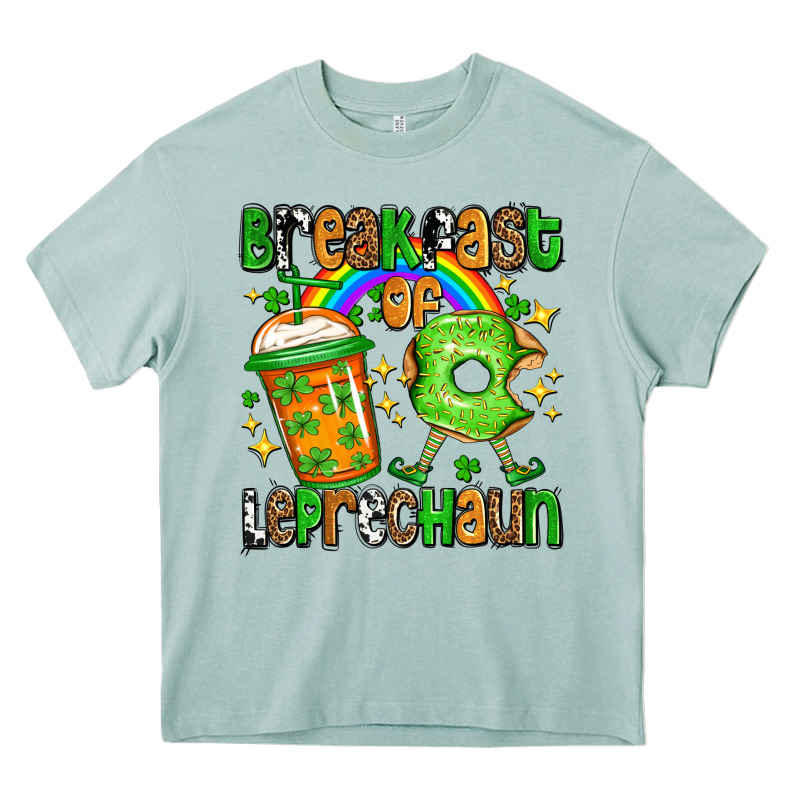 St. Patrick's Breakfast Of Leprechaun Heavy Core Tee by OliviaCreatesArt | Teevron
