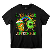 Black St. Patrick's Breakfast of leprechaun Heavy Core Tee - OliviaCreatesArt