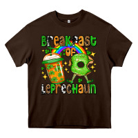Chocolate Brown St. Patrick's Breakfast of leprechaun Heavy Core Tee - OliviaCreatesArt