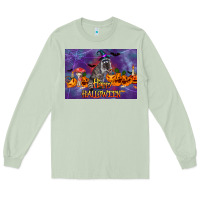 Matcha Happy Halloween Raccoon Long Sleeve Tee - LillyAllenDesigns