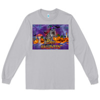 Moon Dust Happy Halloween Raccoon Long Sleeve Tee - LillyAllenDesigns