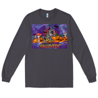 Smoke Happy Halloween Raccoon Long Sleeve Tee - LillyAllenDesigns