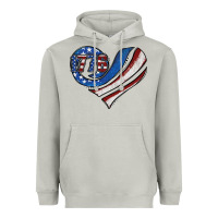 Moon Dust american flag heart Heavyweight Hoodie - Jasminsmagicworld