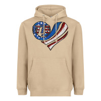 Mushroom american flag heart Heavyweight Hoodie - Jasminsmagicworld