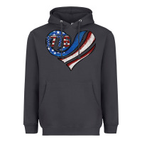 Smoke american flag heart Heavyweight Hoodie - Jasminsmagicworld