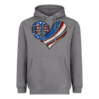 Storm american flag heart Heavyweight Hoodie - Jasminsmagicworld