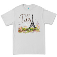 Dove Grey paris Premium Tee - artisFamous
