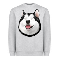 Heather Grey Husky Heavyweight Sweatshirt - Jasminsmagicworld