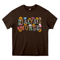 Chocolate Brown dialysis nurse Heavy Core Tee - OliviaCreatesArt