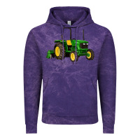 Cloud Purple farm tractor Vintage Hoodie - Artiststas