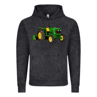 Vintage Black farm tractor Vintage Hoodie - Artiststas