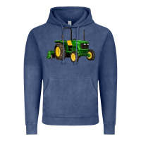 Vintage Denim farm tractor Vintage Hoodie - Artiststas