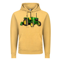 Vintage Mustard farm tractor Vintage Hoodie - Artiststas
