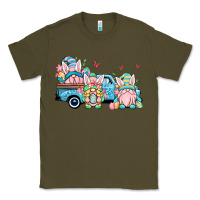 Army Green Easter gnomes truck Classic Tee - OliviaCreatesArt