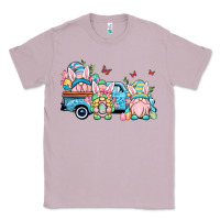 Lilac Easter gnomes truck Classic Tee - OliviaCreatesArt