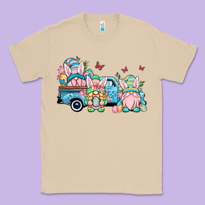 Easter Gnomes Truck Classic Tee Designed By Oliviacreatesart