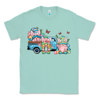 Seafoam Easter gnomes truck Classic Tee - OliviaCreatesArt