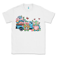 White Easter gnomes truck Classic Tee - OliviaCreatesArt