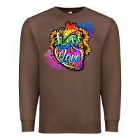 Chestnut love is love pride Premium Sweatshirt - Jasminsmagicworld
