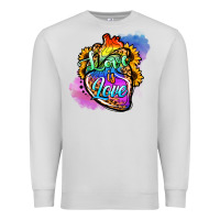 Dove Grey love is love pride Premium Sweatshirt - Jasminsmagicworld