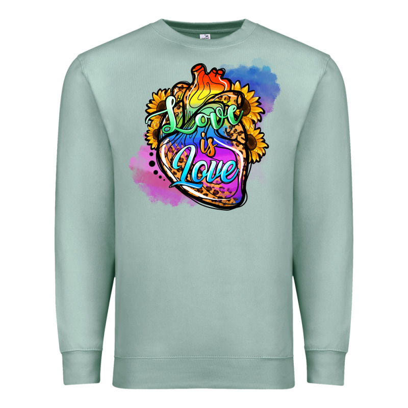 Love Is Love Pride Premium Sweatshirt by Jasminsmagicworld | Teevron