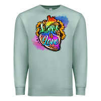 Seafoam love is love pride Premium Sweatshirt - Jasminsmagicworld