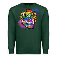 Sports Green love is love pride Premium Sweatshirt - Jasminsmagicworld