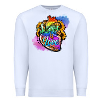 White love is love pride Premium Sweatshirt - Jasminsmagicworld