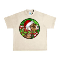 Sandshell Nubian Goat Christmas Urban Heavy Tee - LillyAllenDesigns