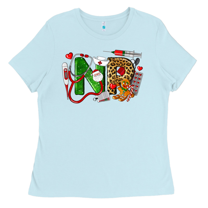 Christmas Nr Nurse Practitioner Nurse Ladies Tee by LillyAllenDesigns | Teevron