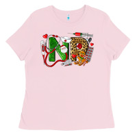 Bubblegum Pink christmas nr nurse practitioner nurse Ladies Tee - LillyAllenDesigns