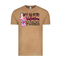 Vintage Camel V is For Valentine Vodka Vintage Tee - CowhideDigitalArt