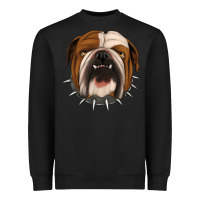 Black Bulldog Heavyweight Sweatshirt - Jasminsmagicworld