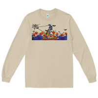 Mushroom Happy Halloween Raccon Long Sleeve Tee - LillyAllenDesigns