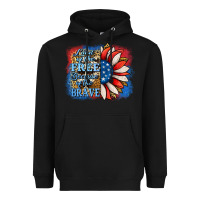 Black Patriotic Sunflower Heavyweight Hoodie - Jasminsmagicworld