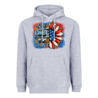 Heather Grey Patriotic Sunflower Heavyweight Hoodie - Jasminsmagicworld