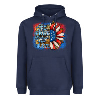 Navy Patriotic Sunflower Heavyweight Hoodie - Jasminsmagicworld