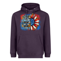 Plum Patriotic Sunflower Heavyweight Hoodie - Jasminsmagicworld