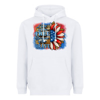 White Patriotic Sunflower Heavyweight Hoodie - Jasminsmagicworld